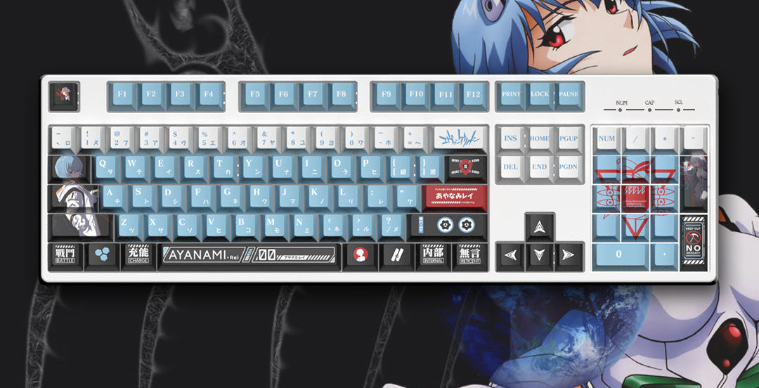 Ocean-Themed Mechanical Keyboard Bowlift