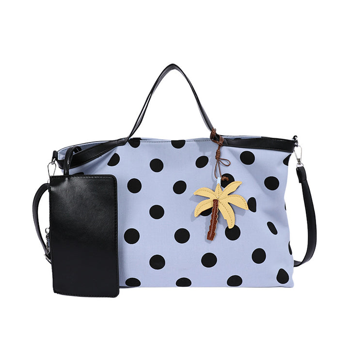 Polka Dot Multifunctional Tote Bag Bowlift