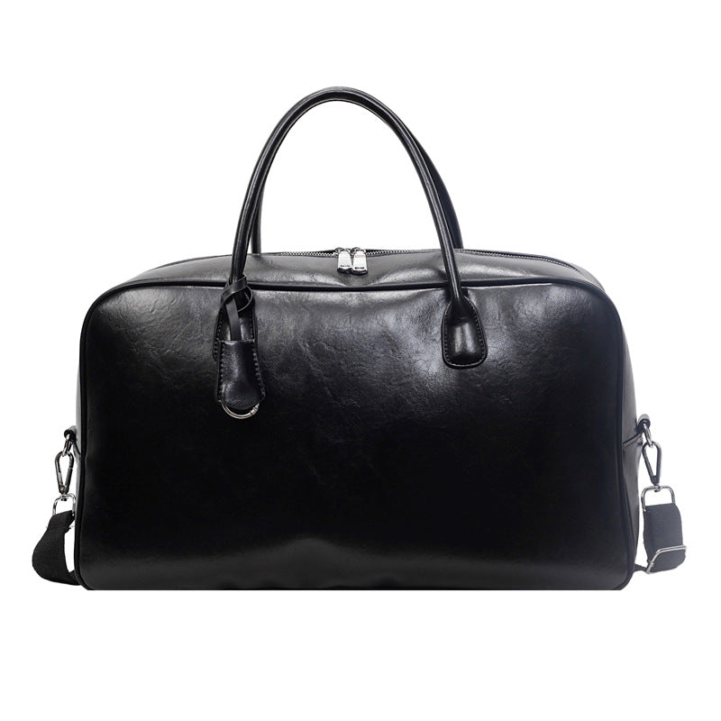 Elegant and Spacious Travel Bag Made of Faux Leather Bowlift