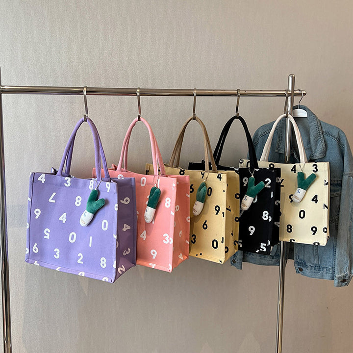 Casual Canvas Shopper Bag