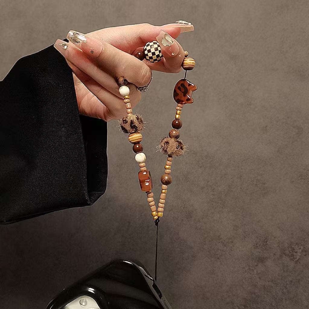 Handcrafted Beaded Charm Keychain Bowlift