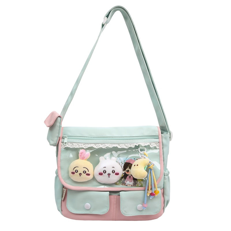 Cute Character-Themed Messenger Bag Bowlift