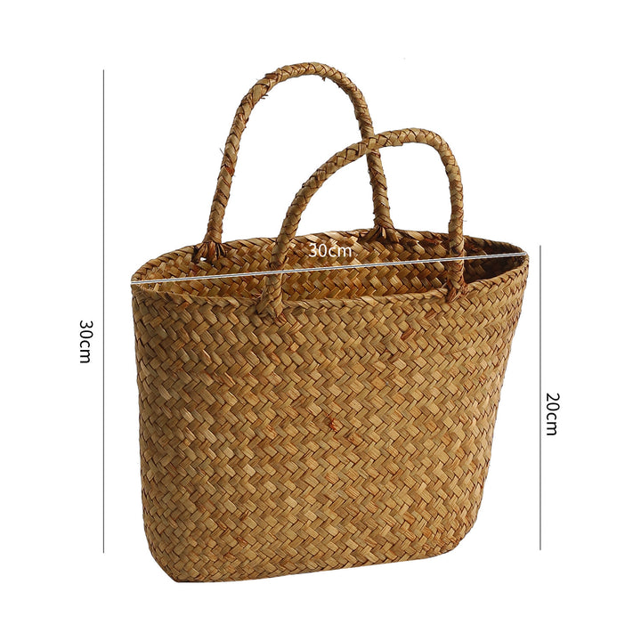 Handcrafted Woven Shopping Tote Bowlift