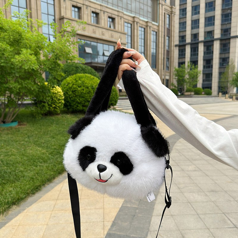 Plush Panda Handbag Bowlift