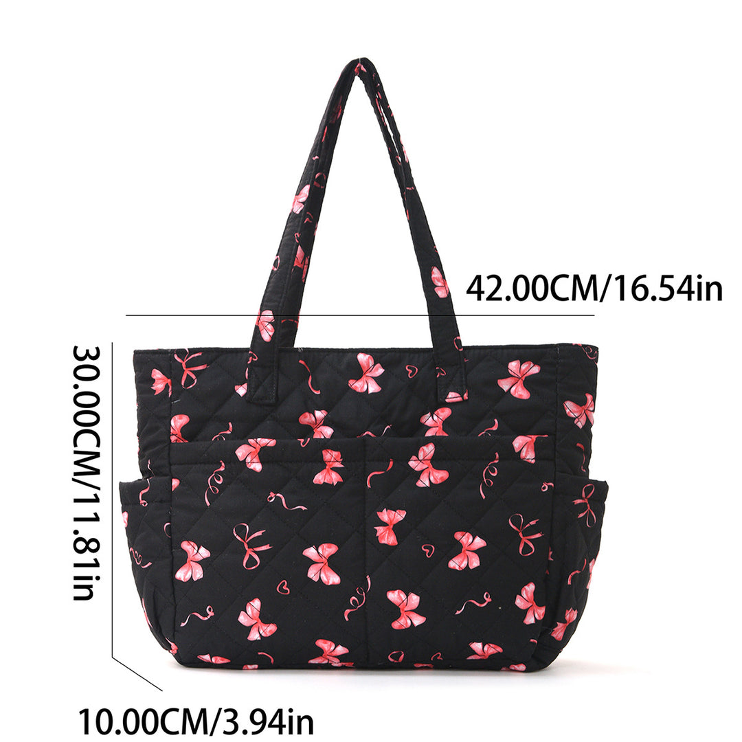 Practical cotton bag with cute bear motif Bowlift