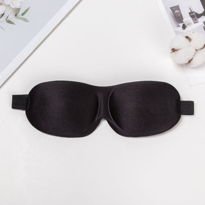 Unisex nan light-blocking travel mask with thermoformable nylon cover and wide comfort band Bowlift