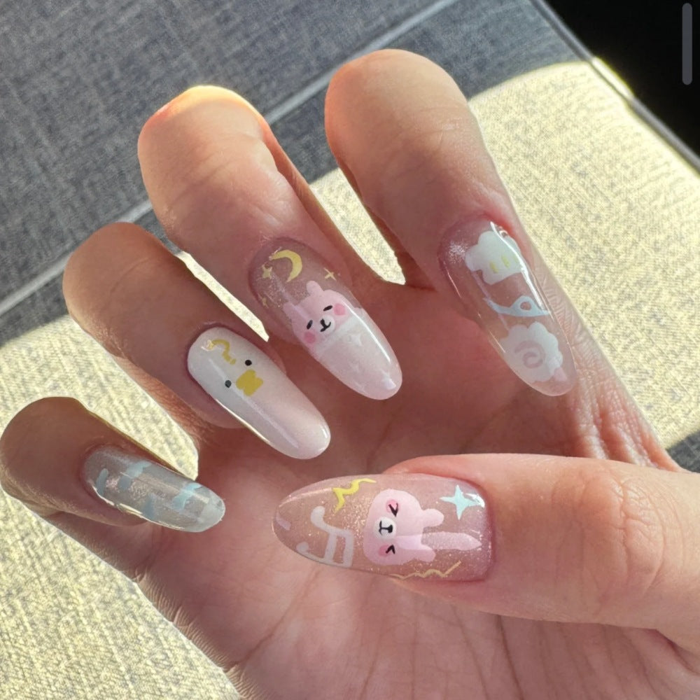 Decorative Animal-Themed Nail Art Extensions