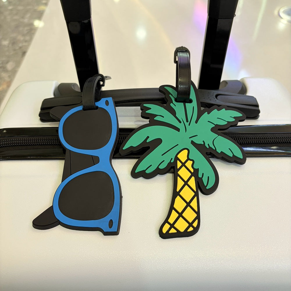 Stylish Palm Tree Luggage Tag Bowlift