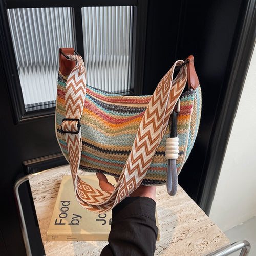 Shoulder Bag Made of Handmade, Sustainable Material Bowlift