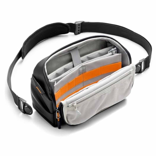 Multifunctional Messenger Bag with Adjustable Strap and Numerous Compartments Bowlift