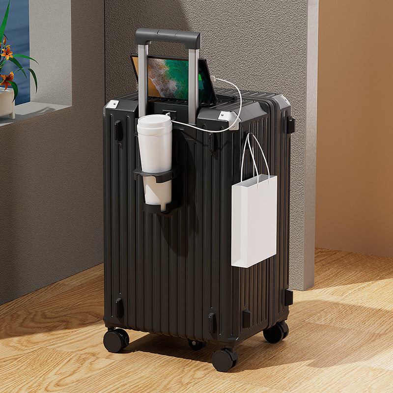 Smart Tech-Integrated Travel Suitcase Bowlift