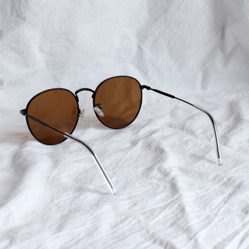 Oversized Round Frame Sunglasses Bowlift