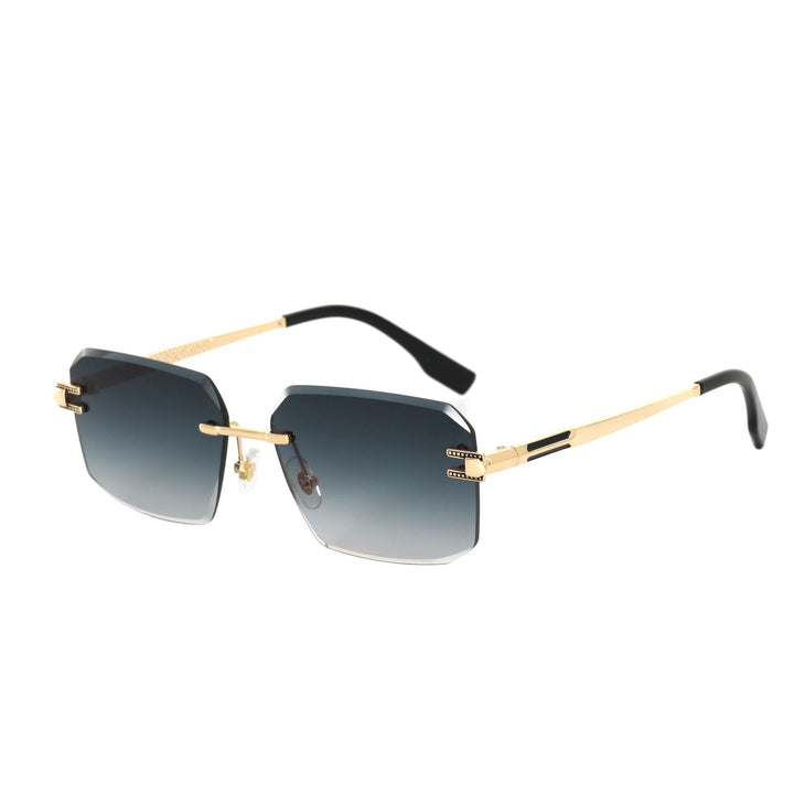 Women's Geometric Designer Sunglasses with Luxurious Metal Frame and High-Quality UV Protection Lenses Bowlift