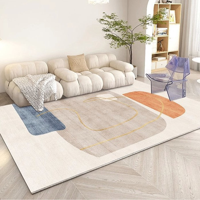 Elegant Floral Pattern Area Rug Bowlift