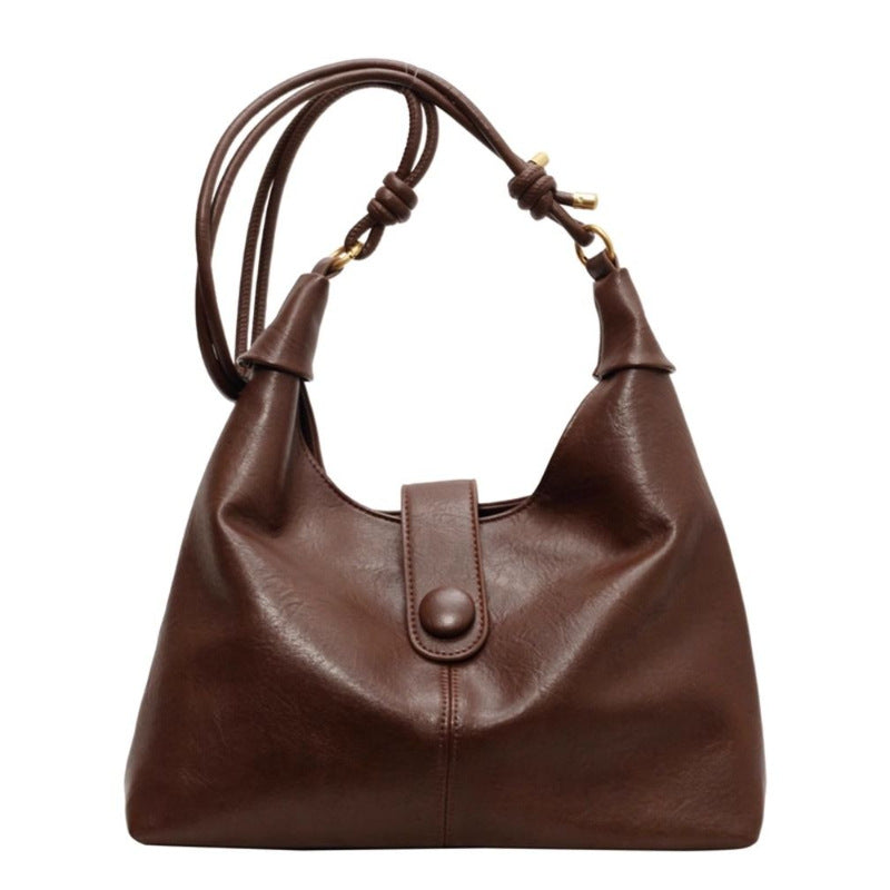 Classic Leather Hobo Bag Bowlift