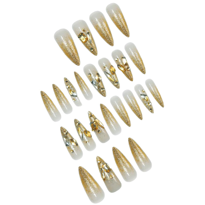 Glamorous Stiletto Press-On Nail Extensions Bowlift