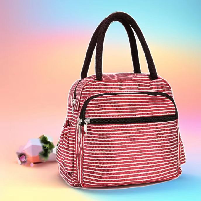 Insulated Cat Print Lunch Cooler Bag Bowlift