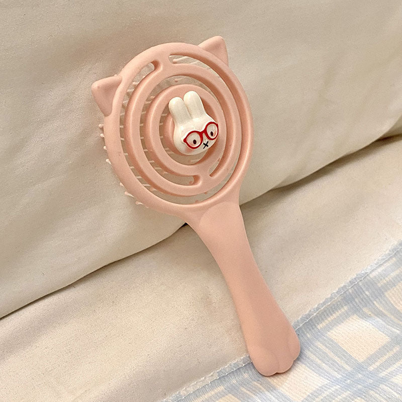 Hairbrush with Cute Animal Design Bowlift