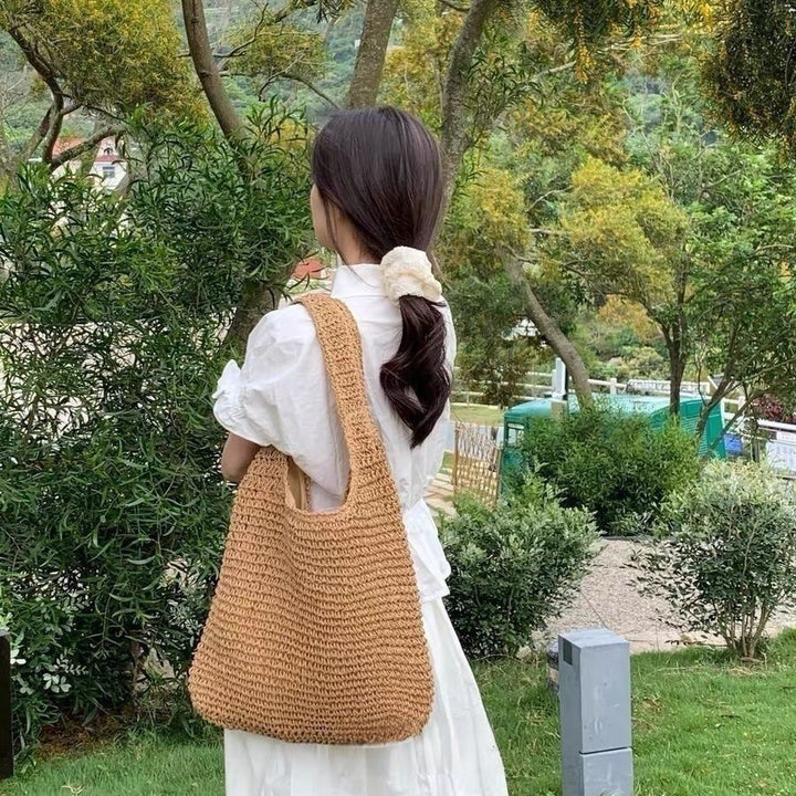 Comfortable natural fiber shoulder bag Bowlift