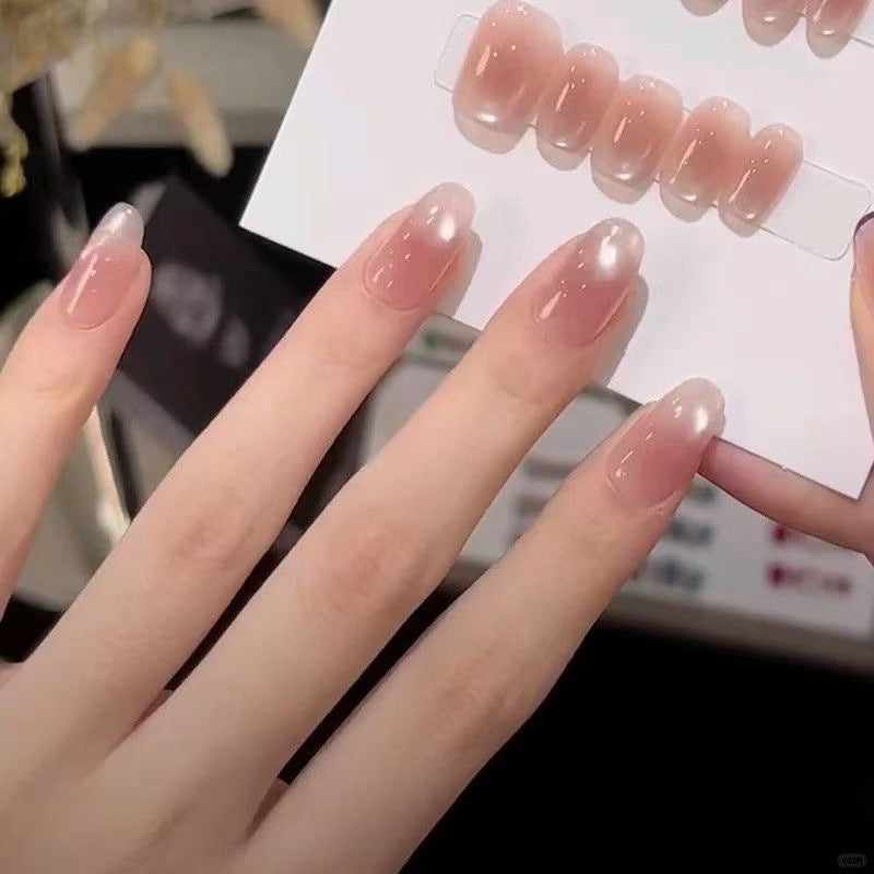 Long Stiletto Press-On Nails with Gradient Finish Bowlift
