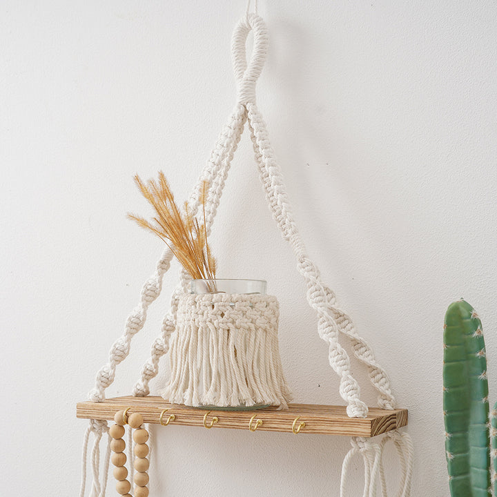 Macrame Hanging Shelf Bowlift