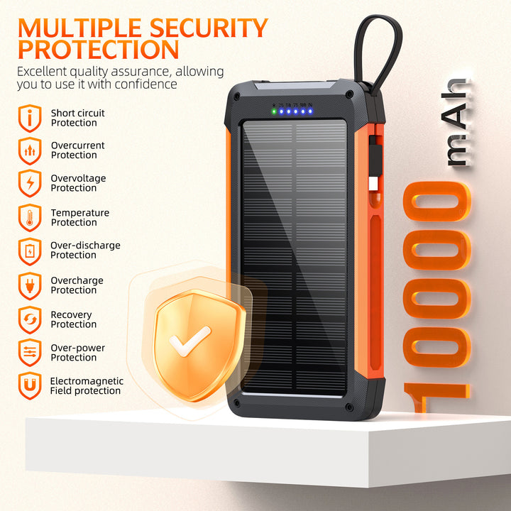 Solar Power Bank with Fast Charging from Bowlift