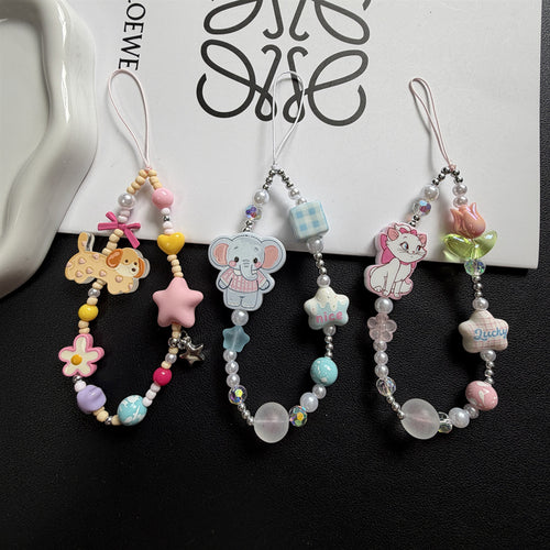 Cute Elephant-Themed Phone Strap Bowlift