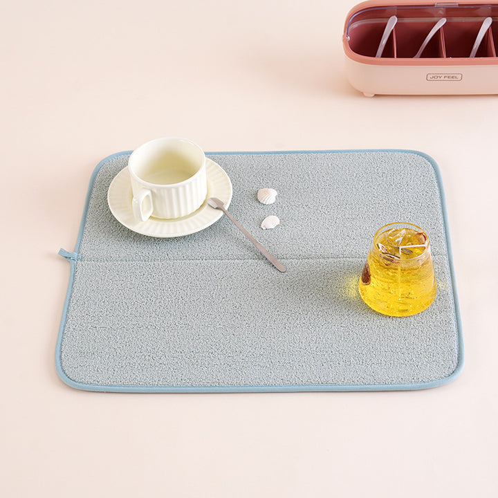 Ultra-Absorbent Microfiber Drying Mat Bowlift