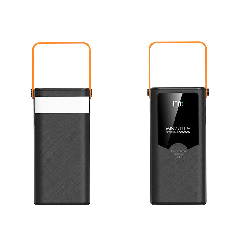Portable Mini Powerbank with Fast Charging Function and Integrated Carrying Handle Bowlift