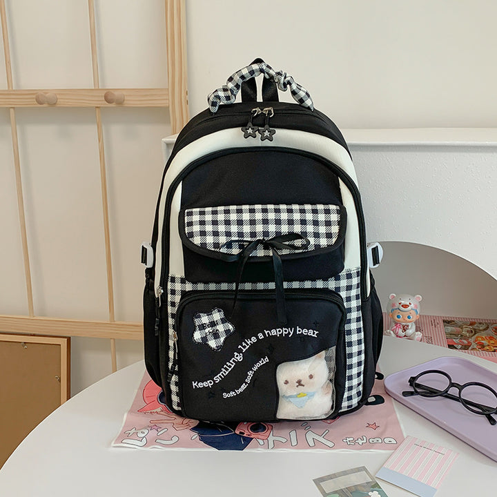 Playful Patterned School Backpack Bowlift