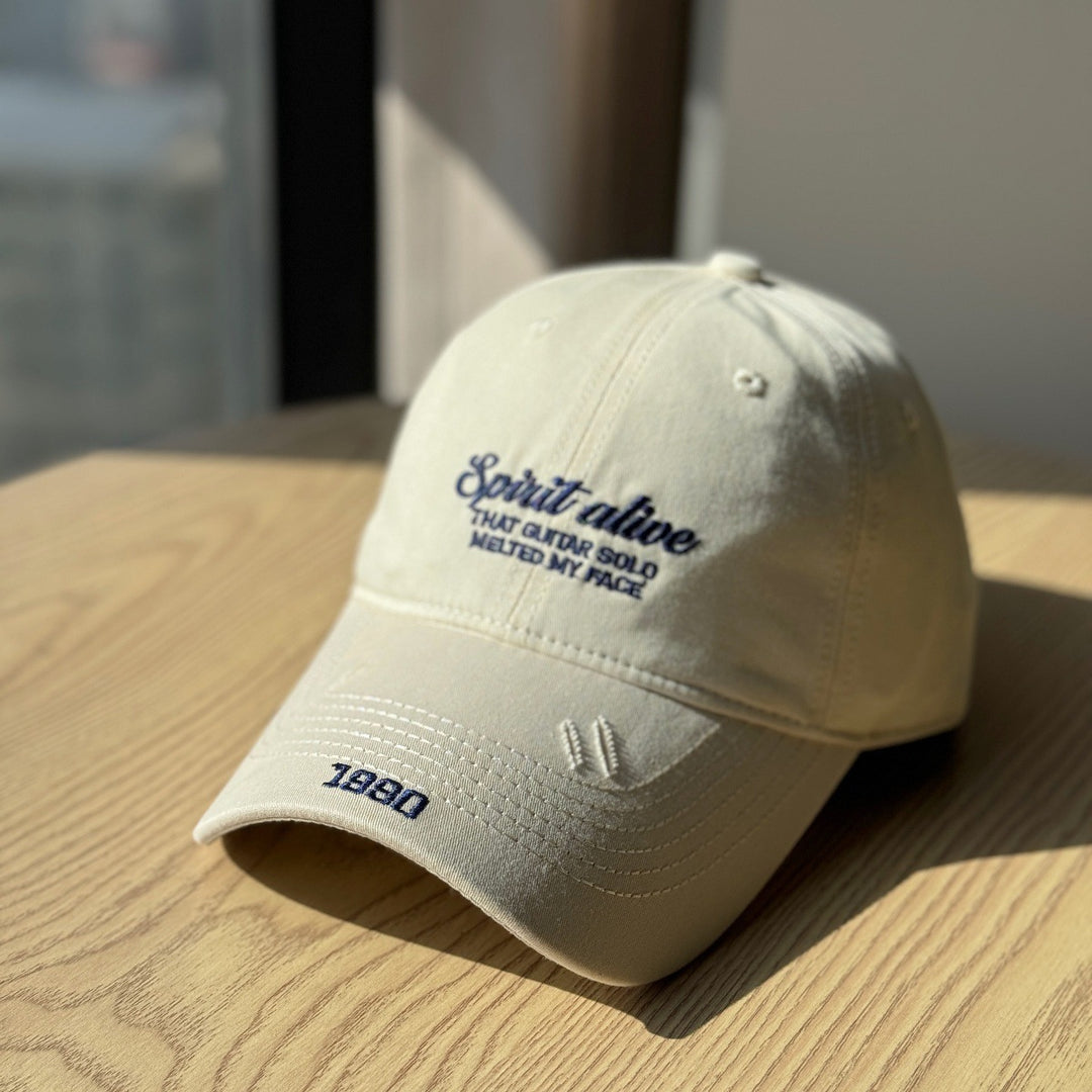 Men's Casual Distressed Cap Bowlift