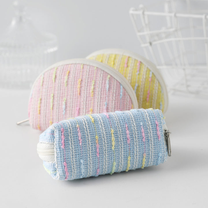 Compact Zippered Cosmetic Pouch