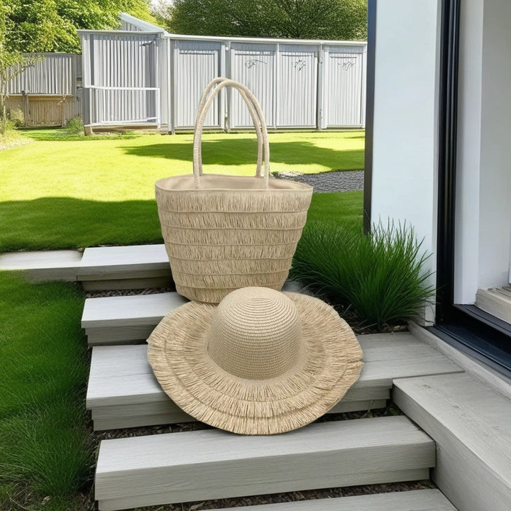 Beach basket with classic sun protection Bowlift