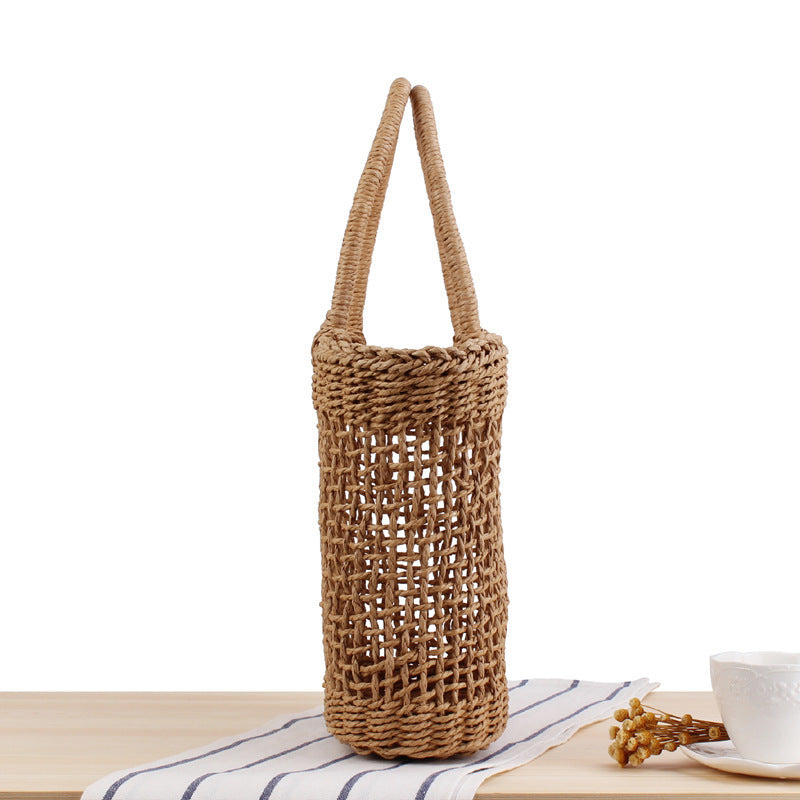 Braided Tote Bag Made of Natural Material Bowlift