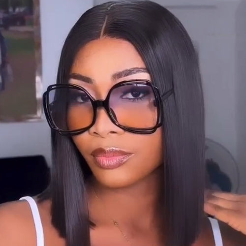 Women's oversized sunglasses in stylish retro design Bowlift