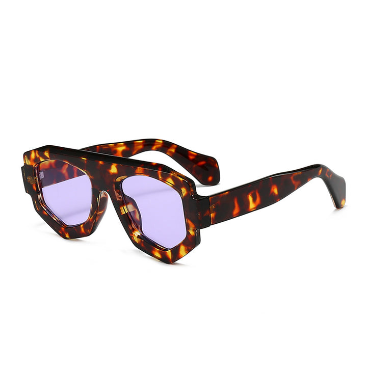 Women's fashionable hexagonal sunglasses Bowlift