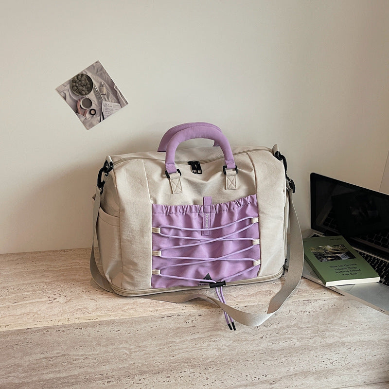 Women's Multifunctional Sports and Travel Bag with Elastic Details Bowlift