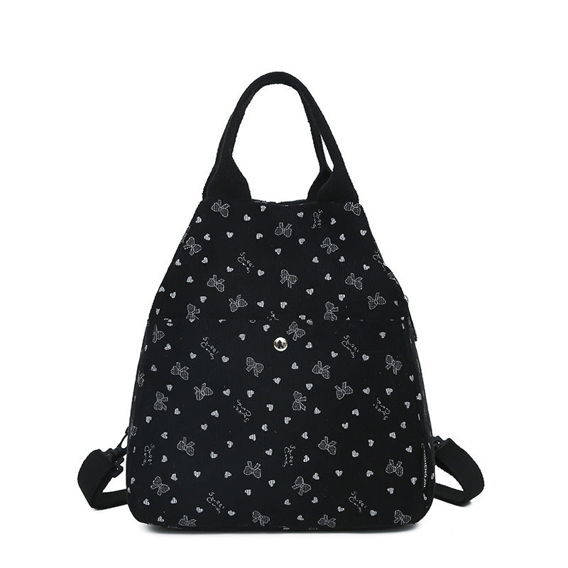 Cord Backpack with Playful Designs Bowlift