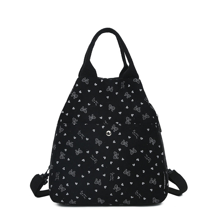 Cord Backpack with Playful Designs Bowlift
