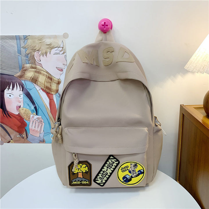 Artistic Patchwork Backpack Bowlift