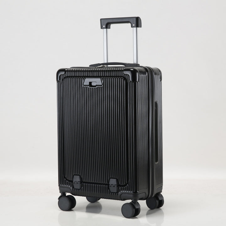Unisex Premium Ribbed Compact Spinner Suitcase Bowlift
