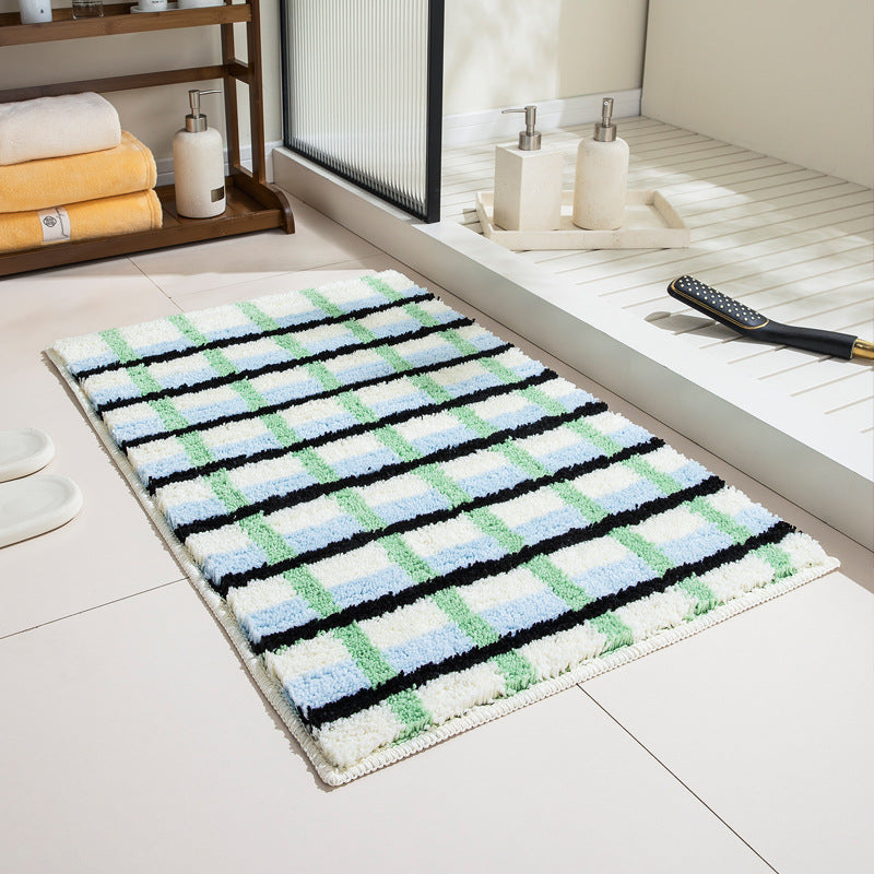 Plush Textured Bath Mat