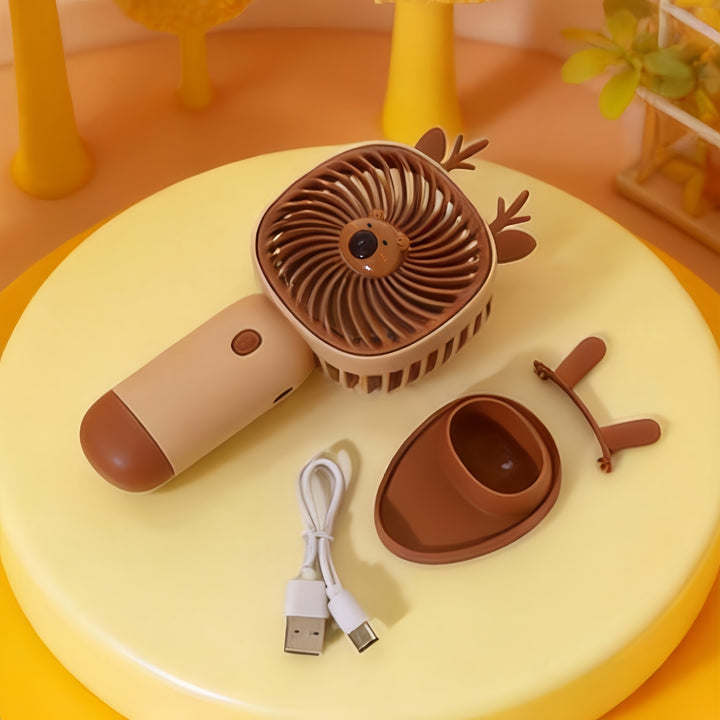 Women Portable Mini-Fan with Cute Design Bowlift