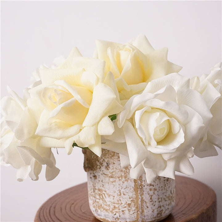 Oversized Realistic Foam Rose Single Stem Decorative Artificial Flower