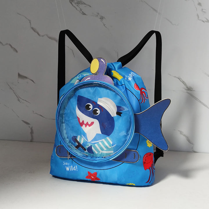Fun-Themed Drawstring Backpack Bowlift