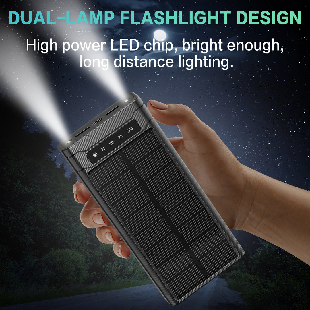 Compact power bank with intelligent LED display Bowlift