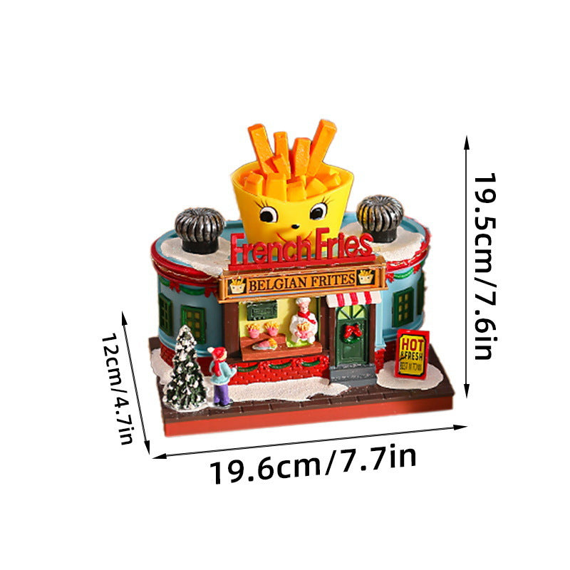 Nostalgic Ice Cream Parlor with LED Lighting Bowlift