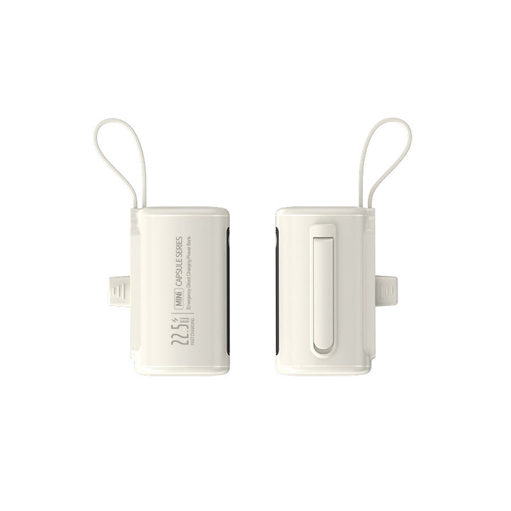 Portable power bank with innovative protective case and integrated USB-C connection Bowlift