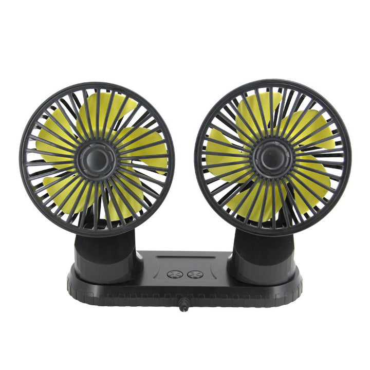 Dual-Head Rechargeable Desk Cooling Fan Bowlift