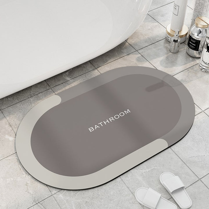 Contemporary Abstract Bathroom Mat Bowlift